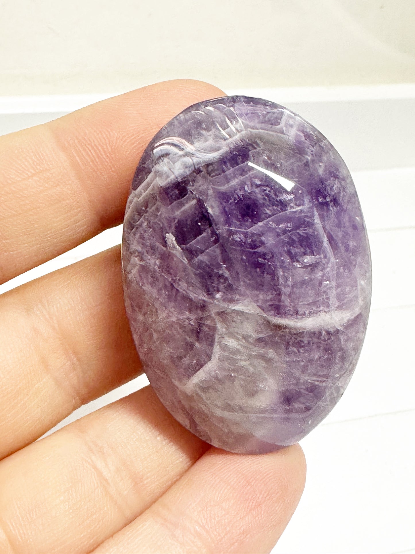 Dream Amethyst Palm Stones