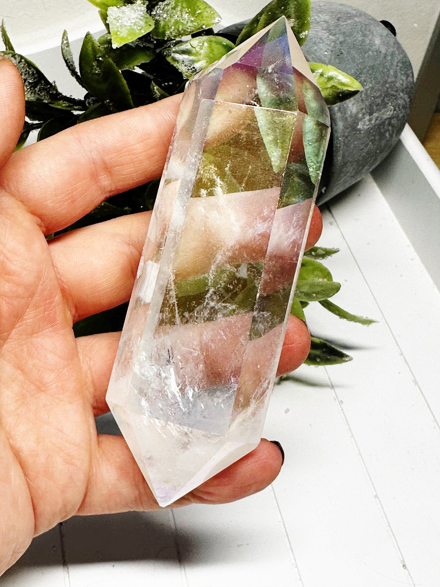 Angel Aura Clear Quartz DT