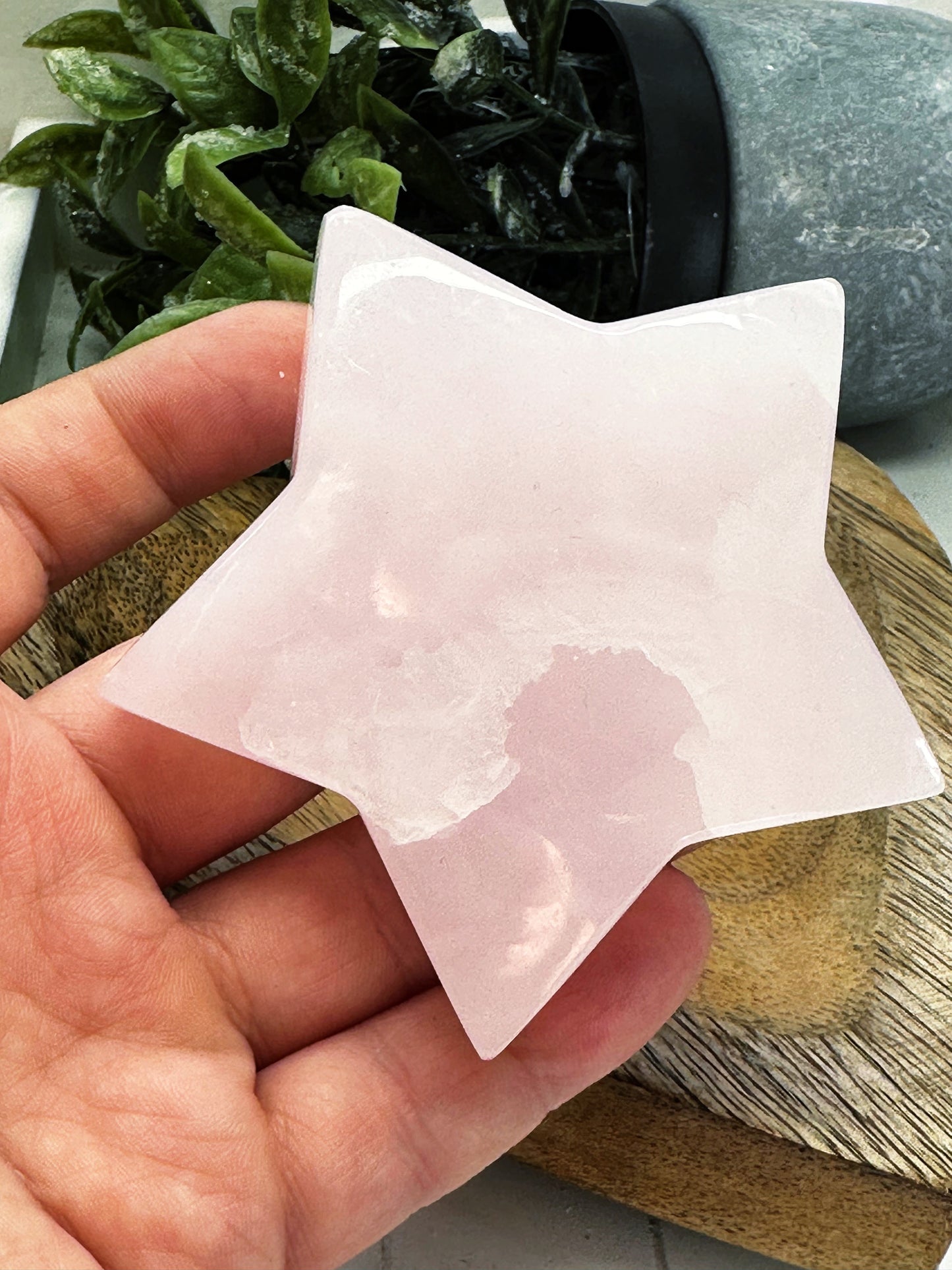 Mangano Calcite Star - Chipped