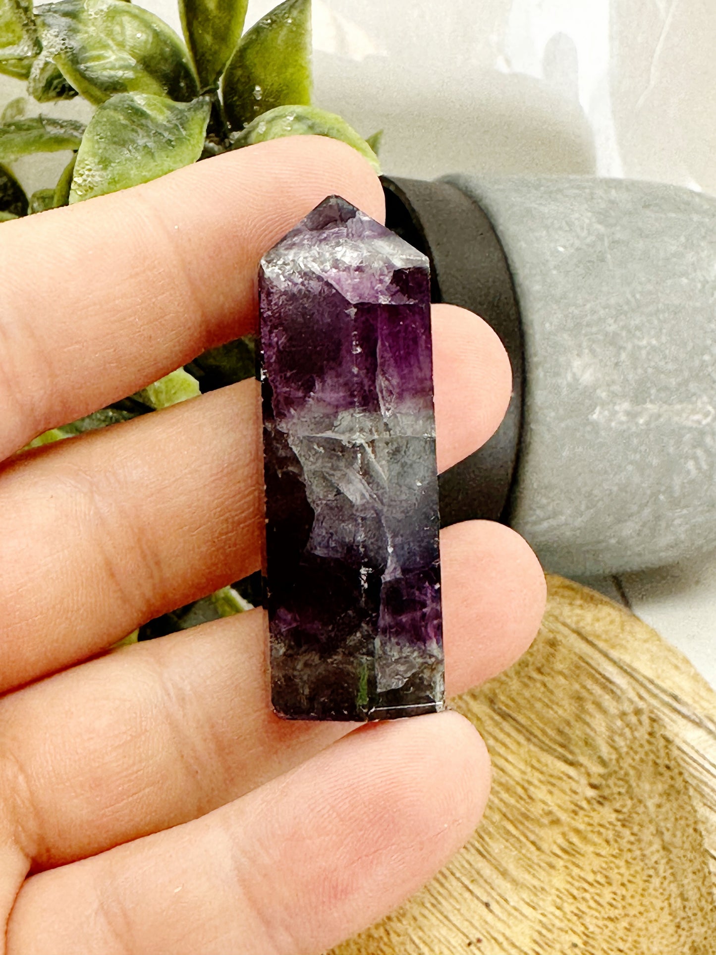 Baby Fluorite Tower - Chipped