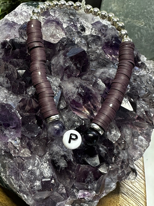 P initial bracelets