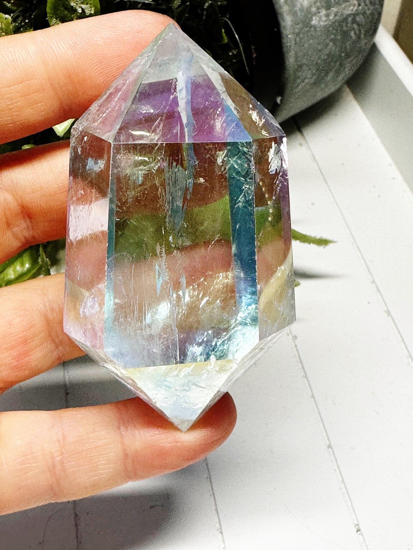 Angel Aura Clear Quartz DT